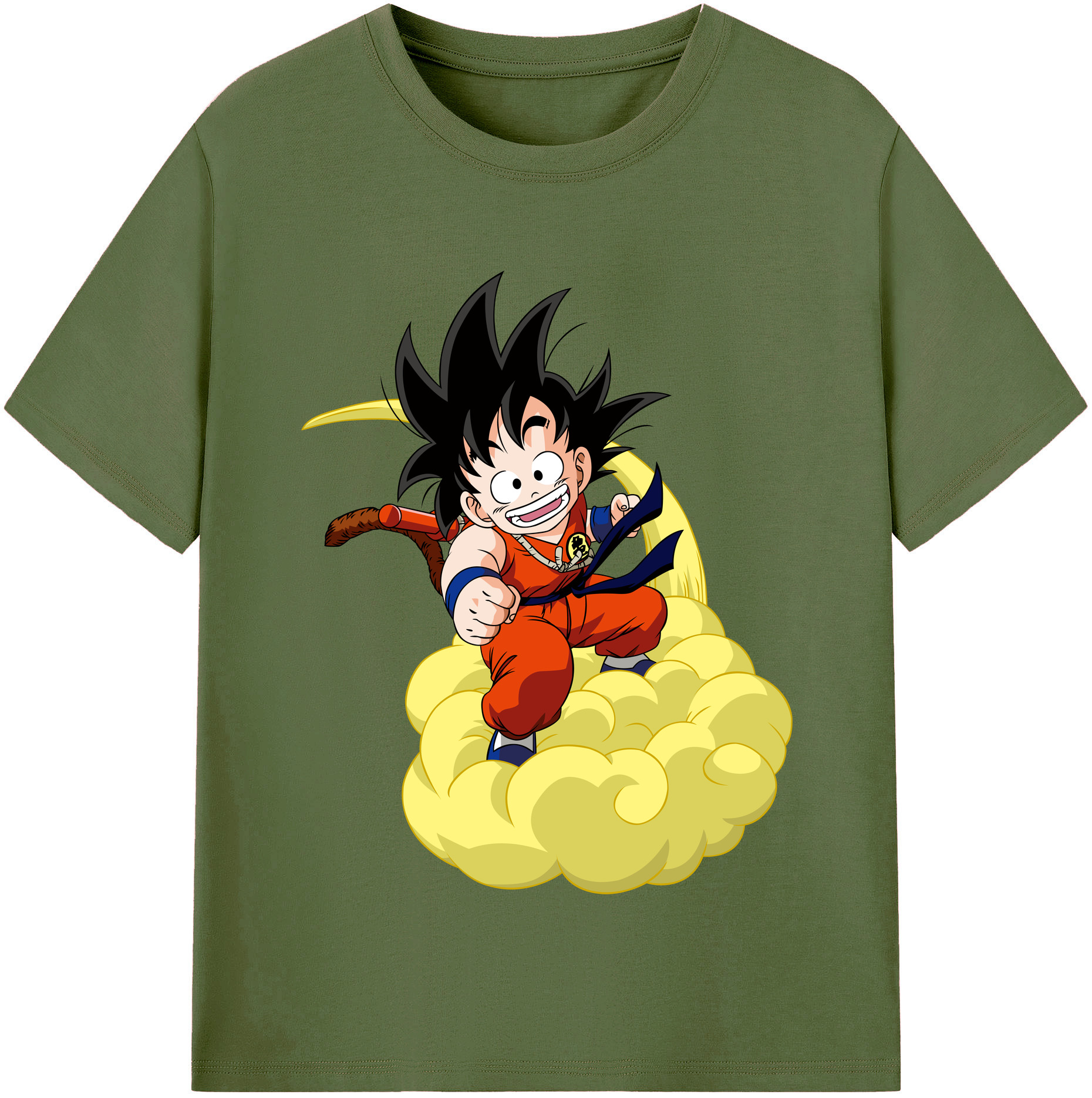 （画像用） ドラゴンボール 孫悟空（そん ごくう）Son Goku カカロット DRAGON BALL Kakarotto 綿100％半袖Tシャツ（フロントプリント）